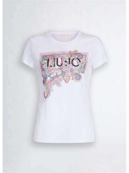 t-shirt donna bianca LIU JO | WA5240JS923/M9616